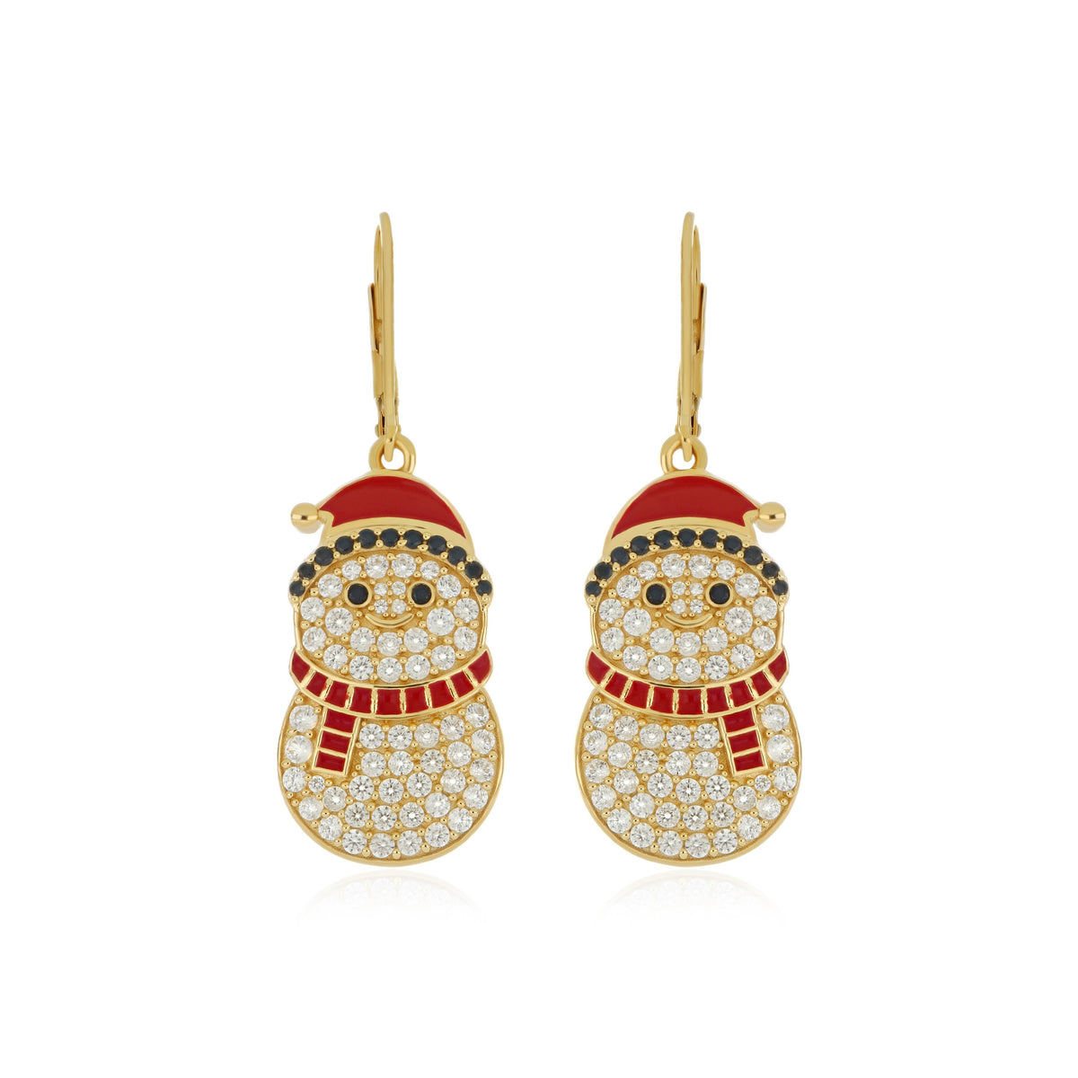 Festive Snowman Earrings