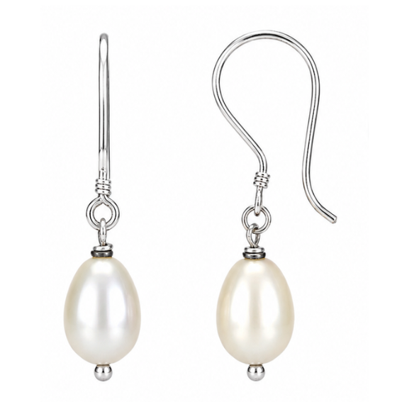 Luna Pearl Drop Earrings