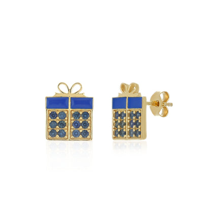 Festive Gift Box Earrings