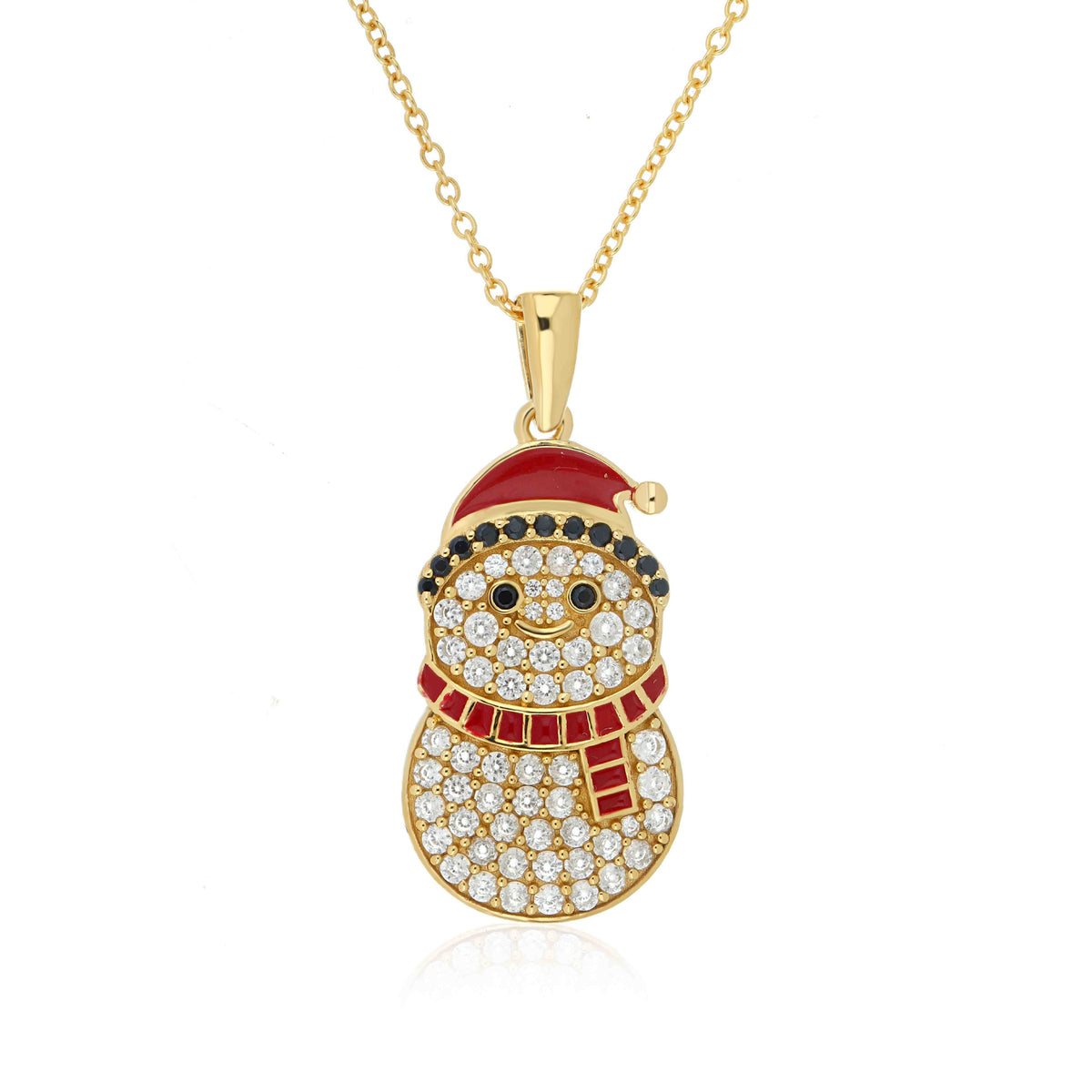 Festive Snowman Pendant