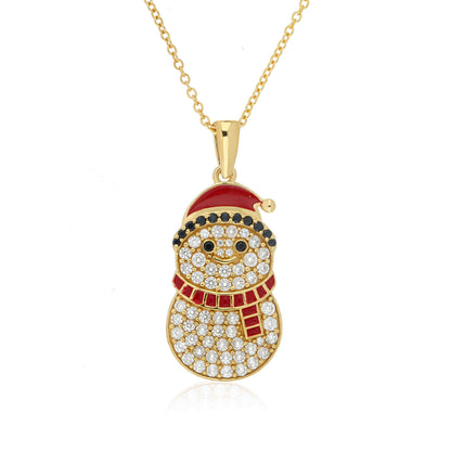 Festive Snowman Pendant