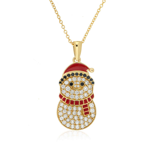 Festive Snowman Pendant