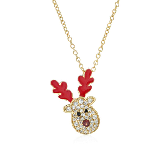 Festive Reindeer Pendant
