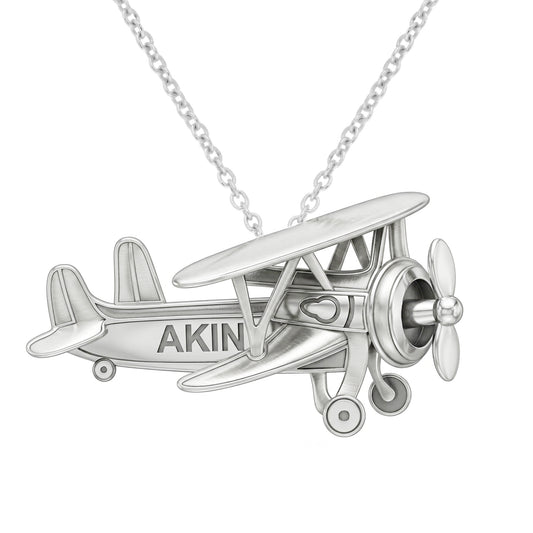 Akin Spirit Aviator Pendant with Oxidized