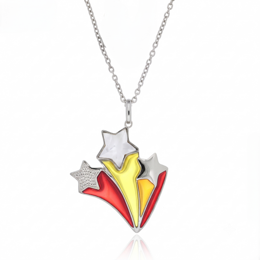 Colorful Starburst Kids Pendant
